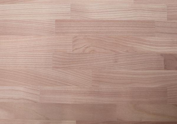 Leimholzplatte Kirschbaum europäisch gedämpft keilgezinkte Lamellen