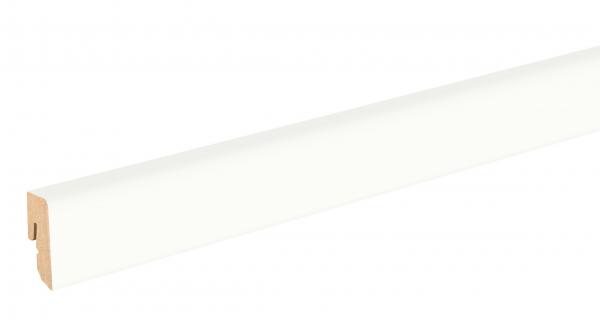 Stecksockelleiste Haro foliert Weiß, überstreichbar