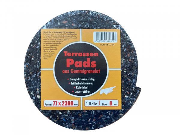 Pad Ferax Terrassenmeister für Terrassen 2300 x 77 x 8 mm Rolle