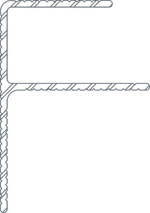 Rand-/Abschlussprofil Twinson für Twinson Terrassen Braun 6000 mm F-Winkel