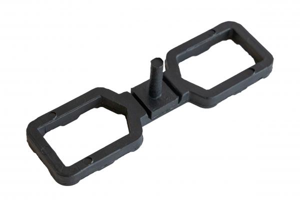 Abstandshalter Karle und Rubner Terrafix für Terrassendielen Black (schwarz) 4 mm Fugenabstand